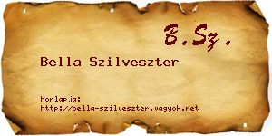 Bella Szilveszter névjegykártya
